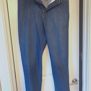 Gloria Vanderbilt Amanda Women Jeans Straight Blue Dark Wash 18